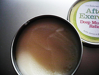 after exercise muscle relief rub