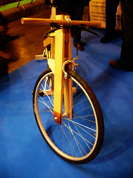 wooden bike