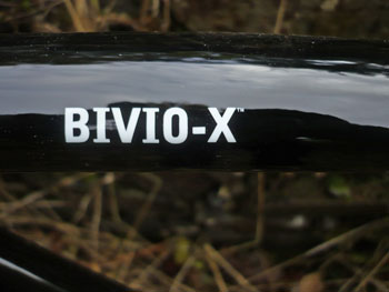 condor bivio x, top tube name