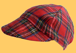 tartan cap