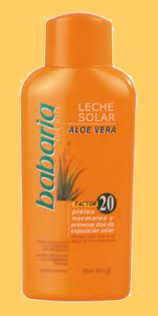 sun tan lotion