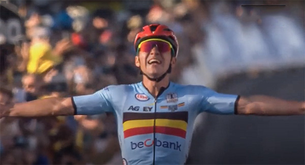 world champion remco evenepoel