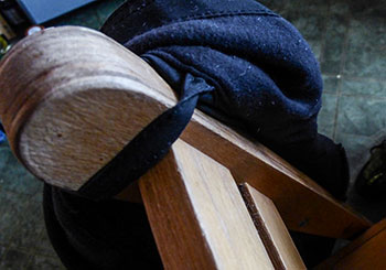 jacket collar hang-loop