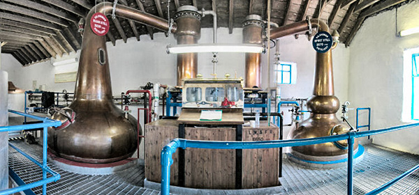 kilchoman distillery still room