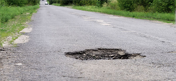 potholes