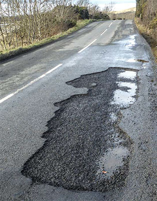 nurse's cottage pothole