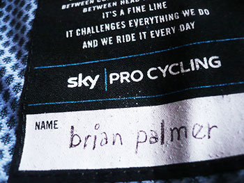 team sky personalised jersey
