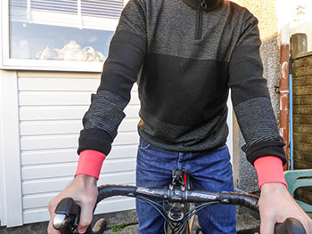 rapha reflective quarter zip knit merino jersey