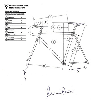 richard sachs frame schematic
