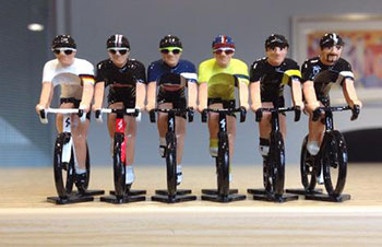 rovelo miniature cycling figures