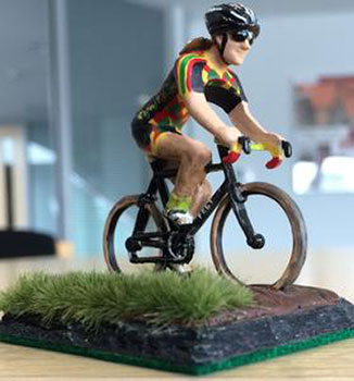 rovelo miniature cycling figure