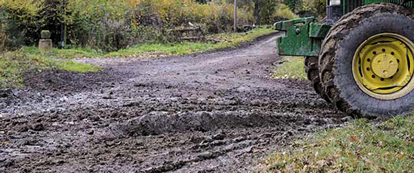 muddy road
