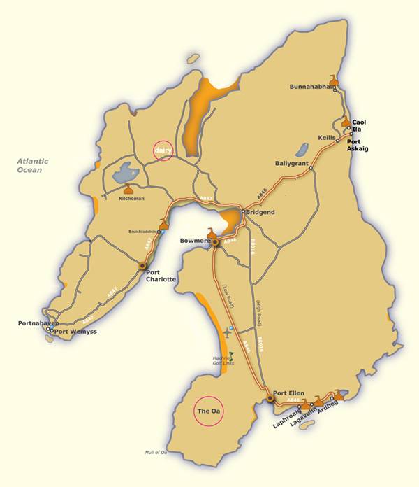 islay map