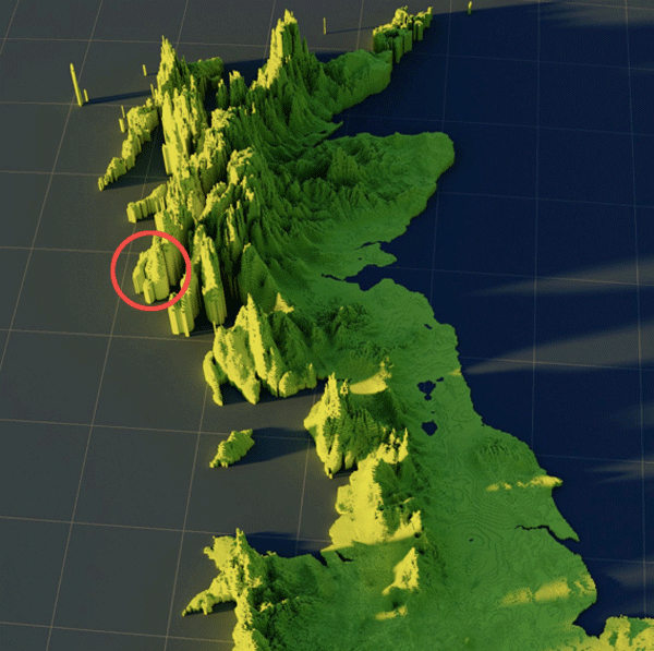 scotland rain map