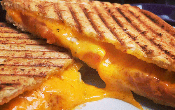 cheese and tomato toastie