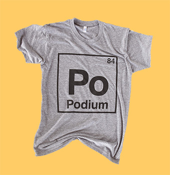 velocity podium t-shirt
