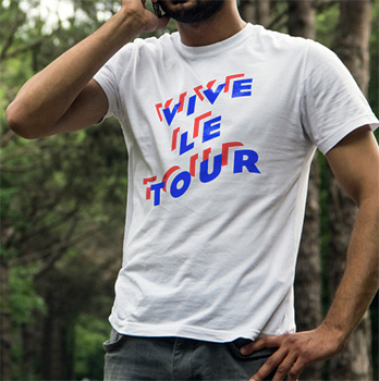 vive le tour t-shirt