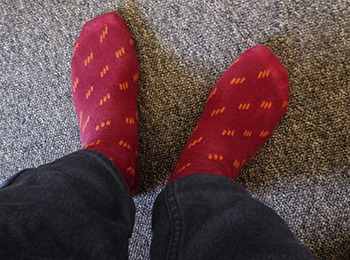 vulpine cotton-cashmere socks