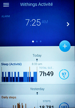withings activit� pop