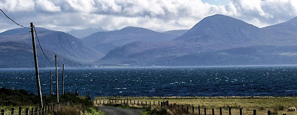 arran from claonaig