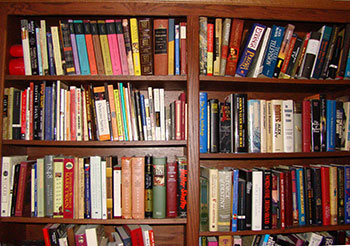 bookshelves