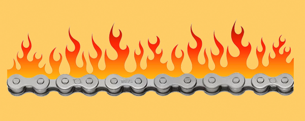 burning chain