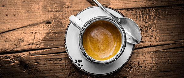 a cup of coffee