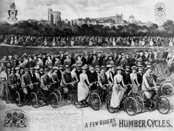 touring cyclists