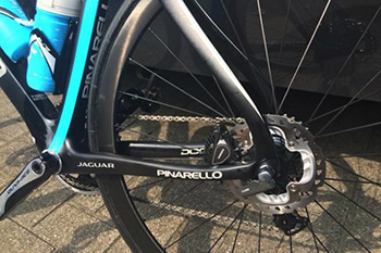 team sky disc equipped pinarello