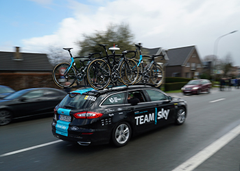 team sky ford mondeos