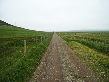coull farm gravel track