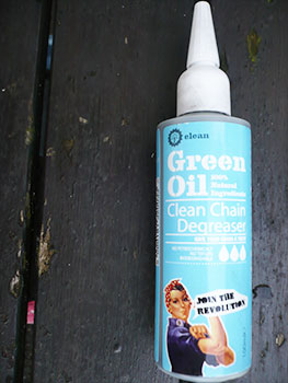 green oil bike degreaser