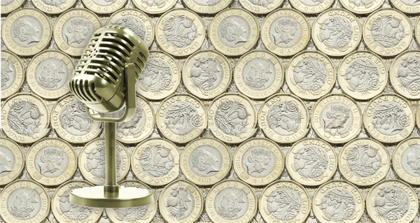 money and microphone