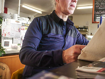 rapha merino button shirt