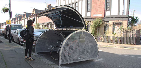 secure bike parking