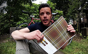 weathered cyclist tartan